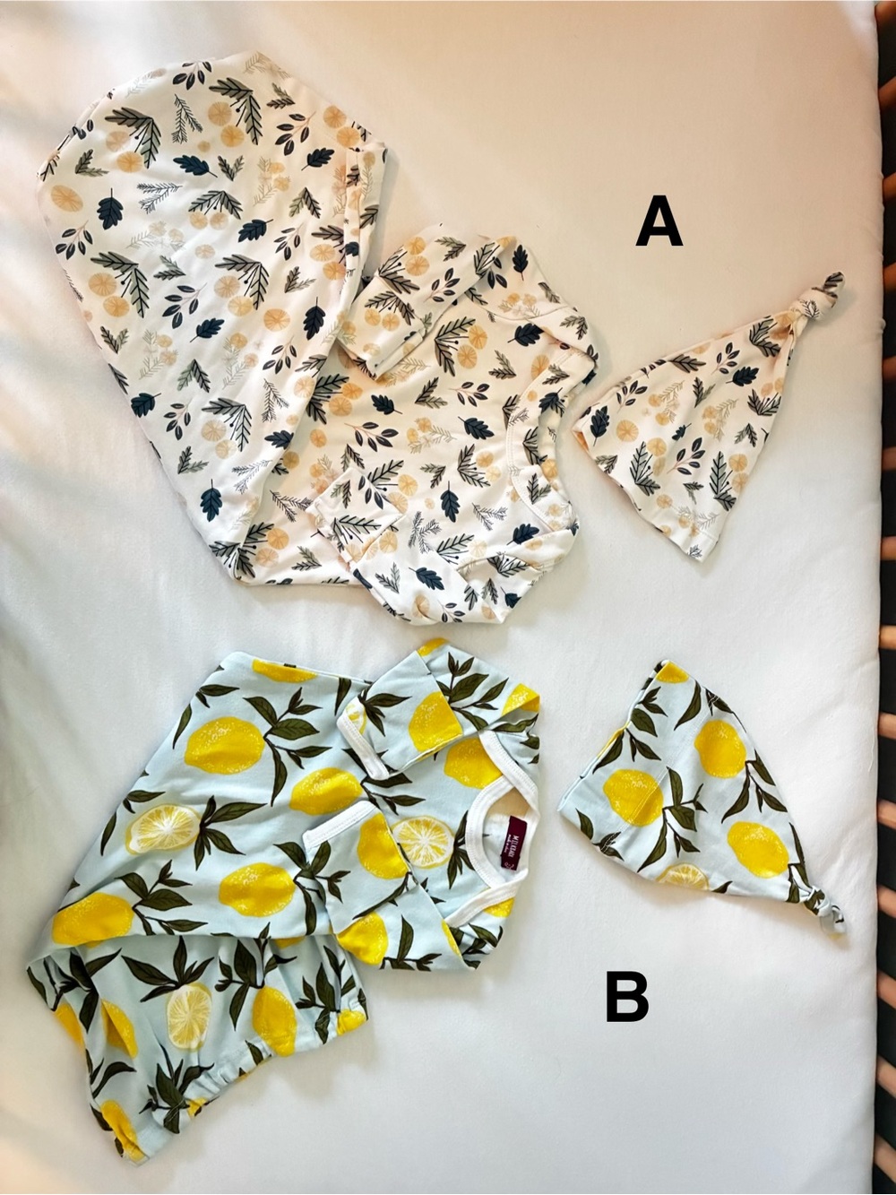 Bundle of 2 gown & hat set